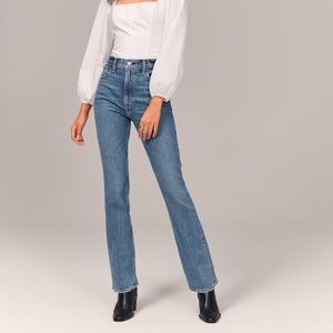 A&F Ultra High Rise Vintage Flare Jeans